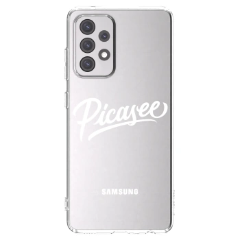 Picasee silikónový prehľadný obal pre Samsung Galaxy A52s 5G A528B - Picasee - old logo - white