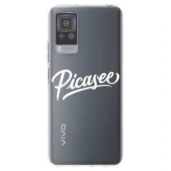 Picasee silikónový prehľadný obal pre Vivo X60 Pro 5G - Picasee - old logo - white