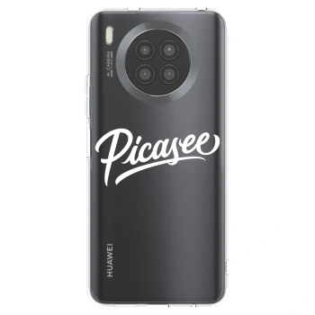 Picasee silikónový prehľadný obal pre Huawei Nova 8i - Picasee - old logo - white