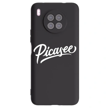 Picasee silikónový čierny obal pre Huawei Nova 8i - Picasee - old logo - white