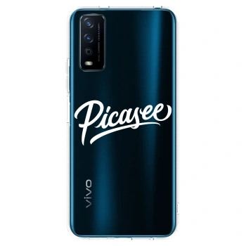 Picasee silikónový prehľadný obal pre Vivo Y11s - Picasee - old logo - white