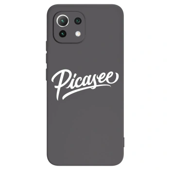 Picasee silikónový čierny obal pre Xiaomi 11 Lite 5G NE - Picasee - old logo - white