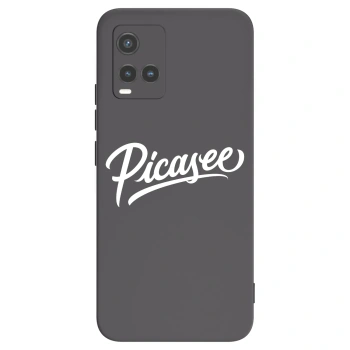 Picasee silikónový čierny obal pre Vivo Y33s - Picasee - old logo - white