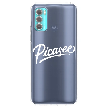 Picasee silikónový prehľadný obal pre Motorola Moto G60 - Picasee - old logo - white