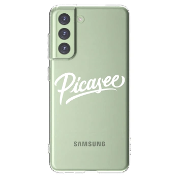Picasee silikónový prehľadný obal pre Samsung Galaxy S21 FE 5G - Picasee - old logo - white