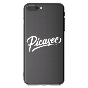 Picasee silikónový prehľadný obal pre Apple iPhone 7 Plus - Picasee - old logo - white