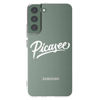 Picasee silikónový prehľadný obal pre Samsung Galaxy S22+ 5G - Picasee - old logo - white