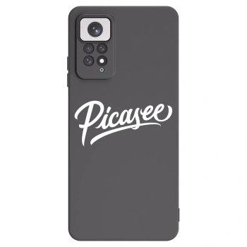 Picasee silikónový čierny obal pre Xiaomi Redmi Note 11 - Picasee - old logo - white