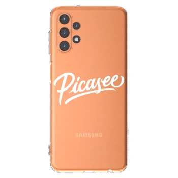 Picasee silikónový prehľadný obal pre Samsung Galaxy A13 4G A135 - Picasee - old logo - white
