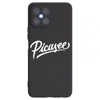 Picasee silikónový čierny obal pre Honor X8 4G - Picasee - old logo - white