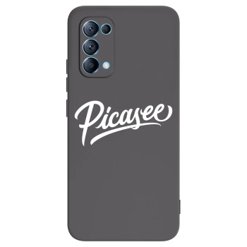 Picasee silikónový čierny obal pre OPPO Reno 5 5G - Picasee - old logo - white