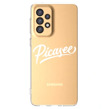 Picasee silikónový prehľadný obal pre Samsung Galaxy A33 5G A336 - Picasee - old logo - white