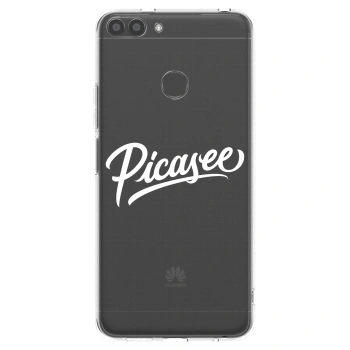 Picasee silikónový prehľadný obal pre Huawei P Smart - Picasee - old logo - white