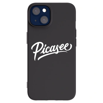 Picasee silikónový čierny obal pre Apple iPhone 14 - Picasee - old logo - white