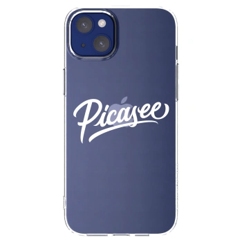 Picasee silikónový prehľadný obal pre Apple iPhone 14 Plus - Picasee - old logo - white