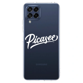 Picasee silikónový prehľadný obal pre Samsung Galaxy M53 5G - Picasee - old logo - white