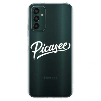 Picasee silikónový prehľadný obal pre Samsung Galaxy M13 M135F - Picasee - old logo - white