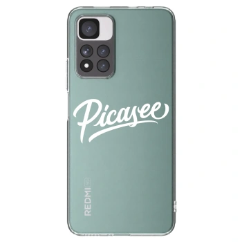 Picasee silikónový prehľadný obal pre Xiaomi Redmi Note 11 Pro+ 5G - Picasee - old logo - white