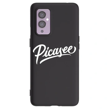 Picasee silikónový čierny obal pre OnePlus 9 - Picasee - old logo - white