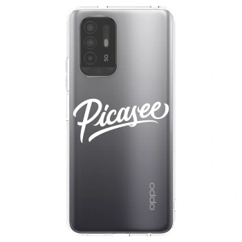 Picasee silikónový prehľadný obal pre OPPO A94 5G - Picasee - old logo - white