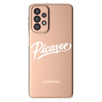 Picasee silikónový prehľadný obal pre Samsung Galaxy A23 A236B 5G - Picasee - old logo - white