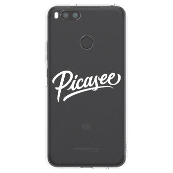Picasee silikónový prehľadný obal pre Xiaomi Redmi A1 - Picasee - old logo - white