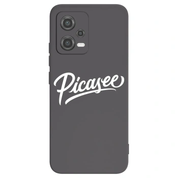 Picasee silikónový čierny obal pre Xiaomi Poco X5 - Picasee - old logo - white
