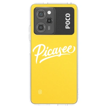 Picasee silikónový prehľadný obal pre Xiaomi Poco X5 Pro - Picasee - old logo - white