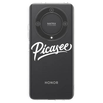 Picasee silikónový prehľadný obal pre Honor Magic5 Lite 5G - Picasee - old logo - white