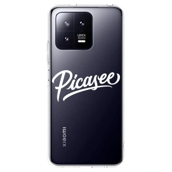 Picasee silikónový prehľadný obal pre Xiaomi 13 Pro - Picasee - old logo - white