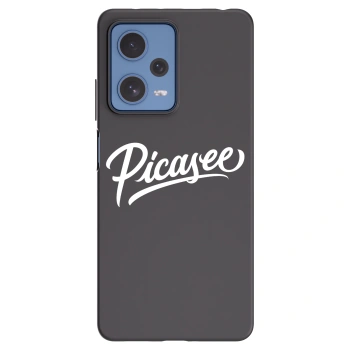 Picasee silikónový čierny obal pre Xiaomi Redmi Note 12 Pro 5G - Picasee - old logo - white