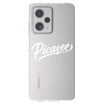 Picasee silikónový prehľadný obal pre Xiaomi Redmi Note 12 Pro+ 5G - Picasee - old logo - white
