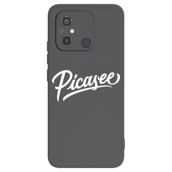 Picasee silikónový čierny obal pre Xiaomi Redmi 12C - Picasee - old logo - white