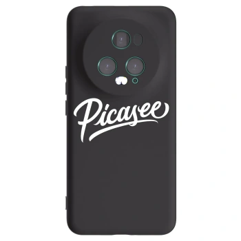 Picasee silikónový čierny obal pre Honor Magic5 Pro - Picasee - old logo - white