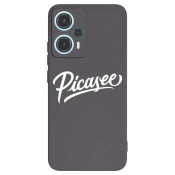 Picasee silikónový čierny obal pre Xiaomi Poco F5 - Picasee - old logo - white