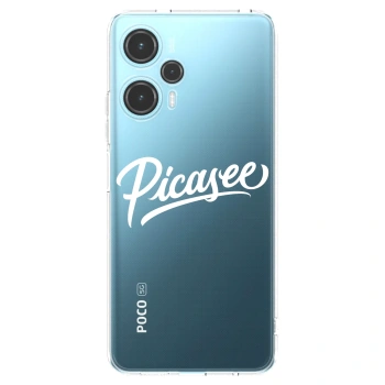 Picasee silikónový prehľadný obal pre Xiaomi Poco F5 - Picasee - old logo - white