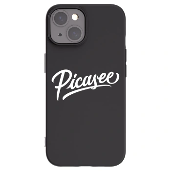 Picasee silikónový čierny obal pre Apple iPhone 15 - Picasee - old logo - white