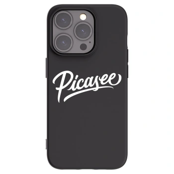 Picasee silikónový čierny obal pre Apple iPhone 15 Pro - Picasee - old logo - white
