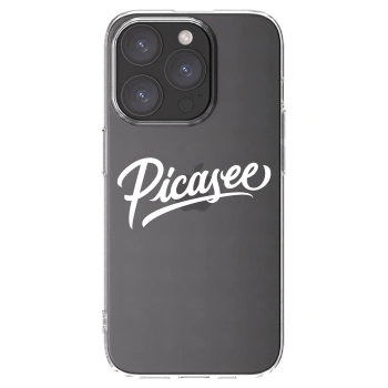 Picasee silikónový prehľadný obal pre Apple iPhone 15 Pro - Picasee - old logo - white
