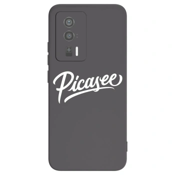 Picasee silikónový čierny obal pre Xiaomi Poco F5 Pro 5G - Picasee - old logo - white