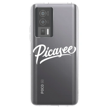 Picasee silikónový prehľadný obal pre Xiaomi Poco F5 Pro 5G - Picasee - old logo - white