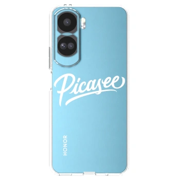 Picasee silikónový prehľadný obal pre Honor 90 Lite 5G - Picasee - old logo - white