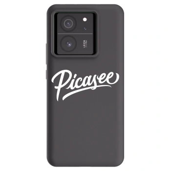 Picasee silikónový čierny obal pre Xiaomi 13T - Picasee - old logo - white