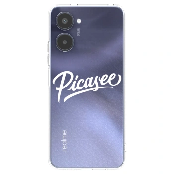 Picasee silikónový prehľadný obal pre Realme 10 4G - Picasee - old logo - white