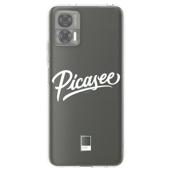 Picasee silikónový prehľadný obal pre Motorola Edge 30 Neo - Picasee - old logo - white