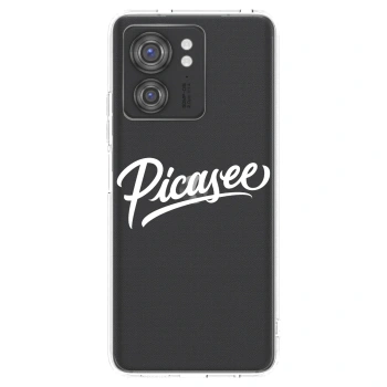 Picasee silikónový prehľadný obal pre Motorola Edge 40 - Picasee - old logo - white