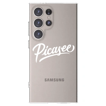 Picasee silikónový prehľadný obal pre Samsung Galaxy S24 Ultra S928B 5G - Picasee - old logo - white