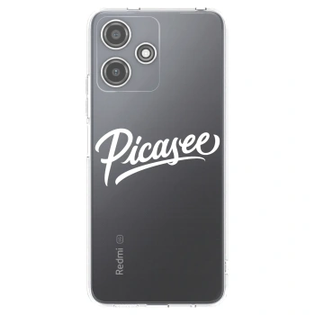 Picasee silikónový prehľadný obal pre Xiaomi Redmi 12 5G - Picasee - old logo - white
