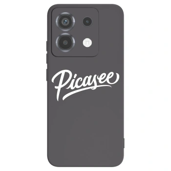 Picasee silikónový čierny obal pre Xiaomi Poco X6 - Picasee - old logo - white