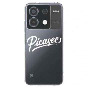 Picasee silikónový prehľadný obal pre Xiaomi Poco X6 - Picasee - old logo - white